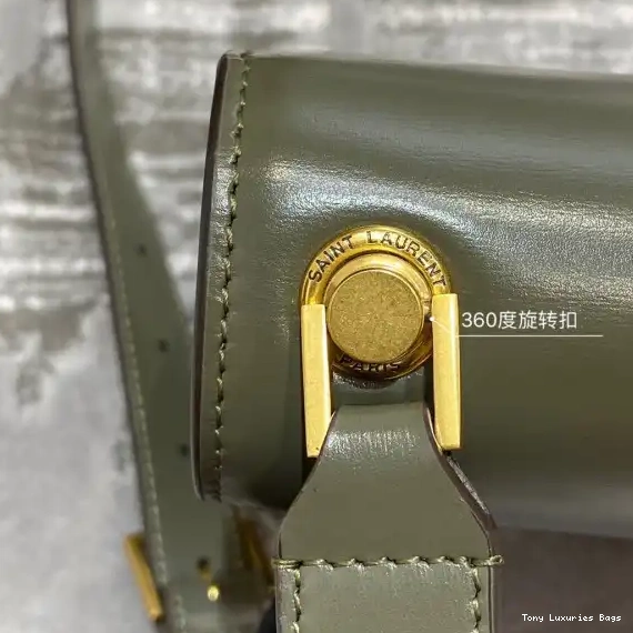 Tony Luxuries LEATHER SATCHEL YSL SMOOTH IN LOULOU CARRE 0528